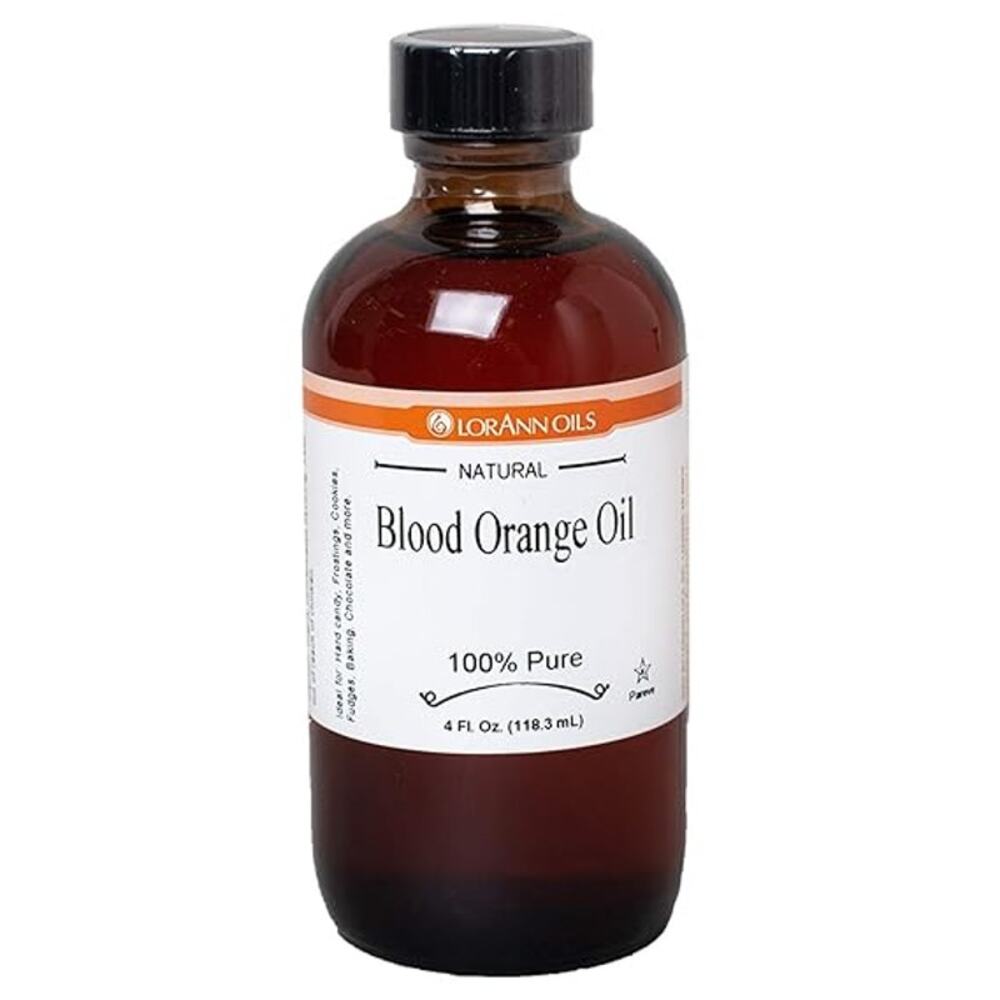 Lorann Oils 100% Pure Natural Blood Orange Oil 4 Ounce Bottle